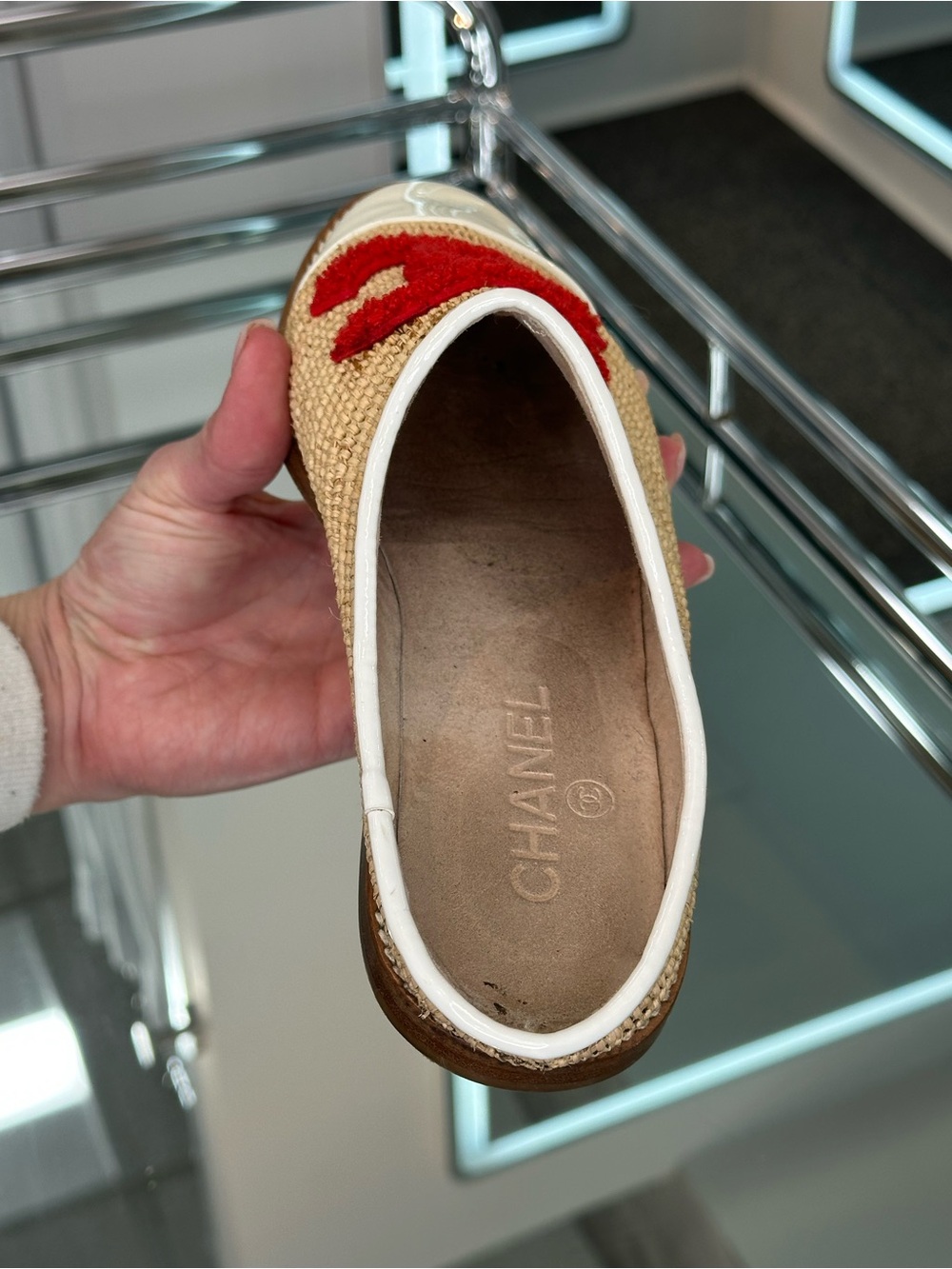 Chanel raffia Mule - Picture 9 of 11
